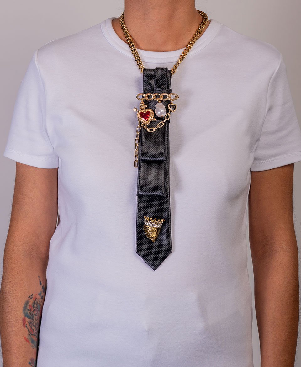 cravate trésor noir