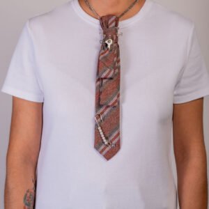 cravate paisley automnale