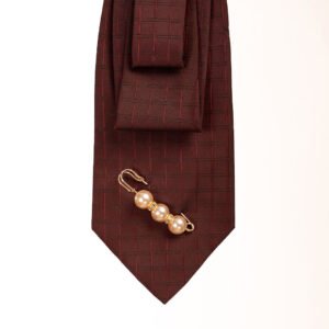 cravate bordeaux précieuse