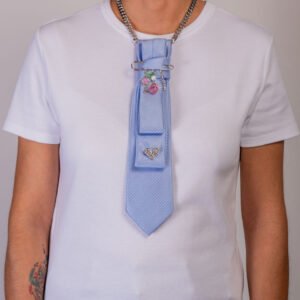 cravate ciel cristallin