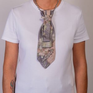 cravate jardin impressionniste