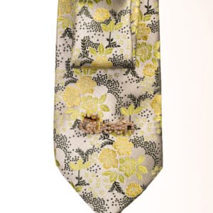 cravate jardin printanier