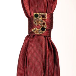 cravate n°5 rouge glamour